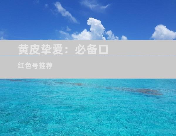 黄皮挚爱：必备口红色号推荐