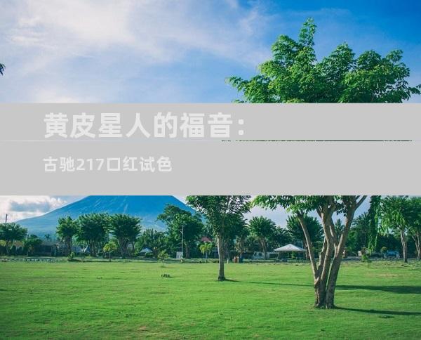 黄皮星人的福音：古驰217口红试色
